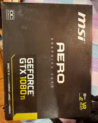 Scheda video MSI ge force gtx 1080ti  AERO 11G