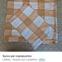 sacco copripiumino lettino singolo Ikea 