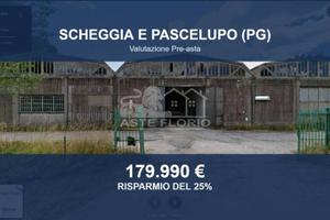 Immobile in asta di 2395 m² a Scheggia e Pascelupo
