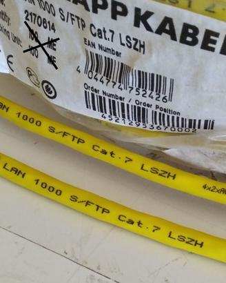 Cavo rete LAN Ethernet Cat7 50 metri NUOVO