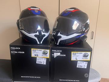 Coppia Scorpion EXO-TECH EVO Carbon L e XS