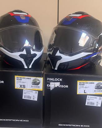 Coppia Scorpion EXO-TECH EVO Carbon L e XS