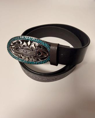 Cintura da donna in pelle firmata Harley-Davidson