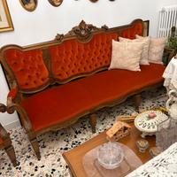 tris divano più due poltrone 