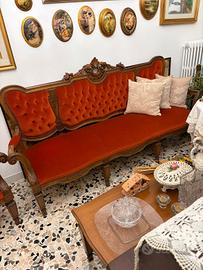 tris divano più due poltrone 