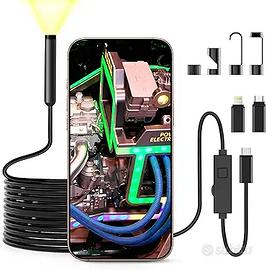 Endoscopio per smartphone  e pc "nuovo"