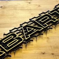 Lettere ABARTH per Griglia 595/695 Restyling