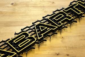 Lettere ABARTH per Griglia 595/695 Restyling