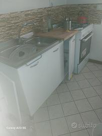 Lavello completo doppia vasca 