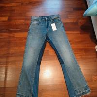 Jeans Flared Zara Blu