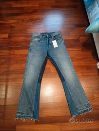 Jeans Flared Zara Blu