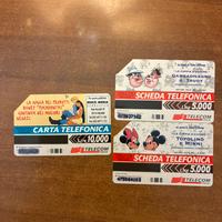 Schede telefoniche Disney