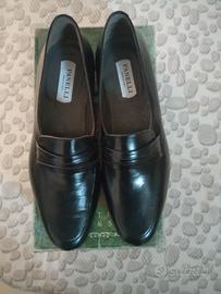 scarpe  mocassini uomo vera pelle con suola vero c
