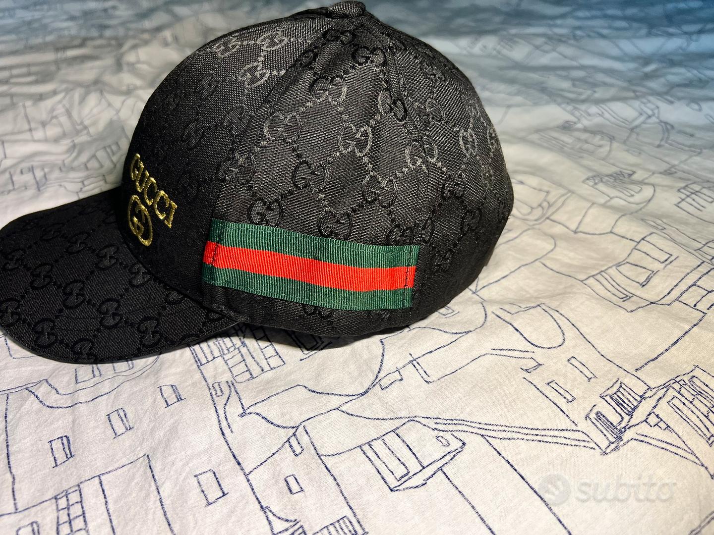 Berretto Cappellino Di Gucci Cappello Gucci Con Serpente Nero