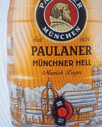 Fusto di birra Paulaner 5 litri nuovo e sigillato