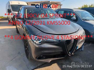 Alfa Romeo Stelvio 2.2 190CV AT8 Q4 SPRINT • PREZZ