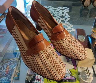 scarpe donna artigianale in pelle 