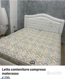 Letto contenitore + materasso