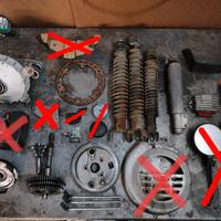 ricambi vespa pk s, xl, rush, hp, n, v, ets