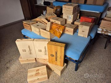 Collezione di Box legno per vino