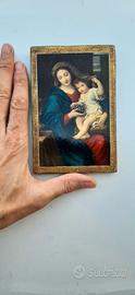 Quadro Madonna con Bambino – Cornice dorata