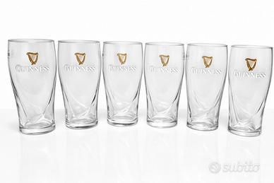 Set 6 Bicchieri Guinness Originali 500ml