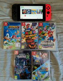 Nintendo Switch e 5 Giochi