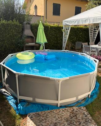 Piscina Intex 305x76 cm con pompa e telo