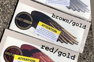 Decal adesivi nuovi x tutti serbatoi Harley