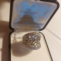 Anello pavè di brillanti