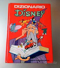 Dizionario Disney Libro Mondadori 1972 vintage
