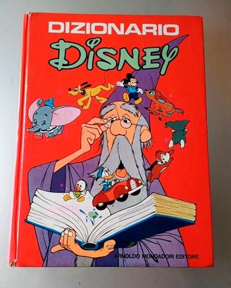 Dizionario Disney Libro Mondadori 1972 vintage