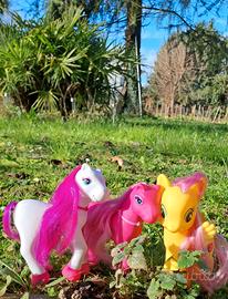 lotto di tre mini pony 