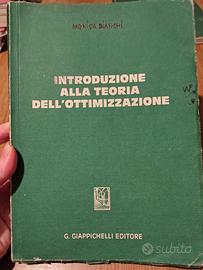   Introduzione alla teoria dell'ottimizzazione vin