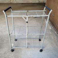 Scaffale carrello pieghevole