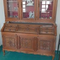 Credenza vetrina stile barocco piemontese