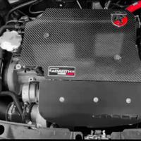 Cover motore  fibra di carbonio 595 Abarth tjet 