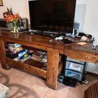 banco da falegname restaurato 