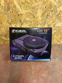 KUERL KP10APR Subwoofer attivo per auto  10”