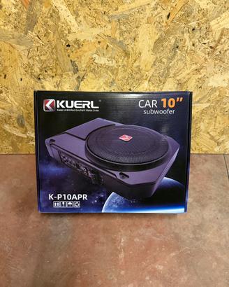 KUERL KP10APR Subwoofer attivo per auto  10”