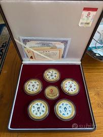 Medaglie commemorative olimpiadi 2008