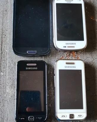 N.4 cellulari Samsung vintage