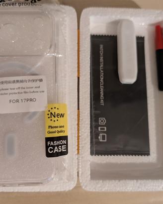 cover iPhone 17 pro magsafe più vetro