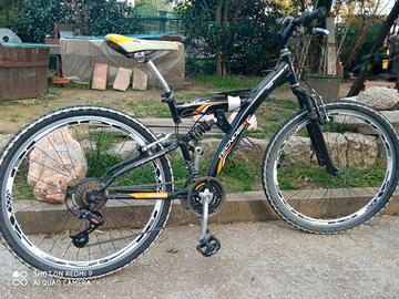 Bici biammortizzata tecno alluminio