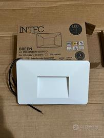 Segnapasso LED Incasso INTEC BREEN 503 Bco
