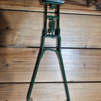 Cavalletto per bicicletta d'epoca verde