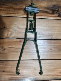 Cavalletto per bicicletta d'epoca verde