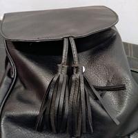 Zainetto nero vintage doppio scomparto