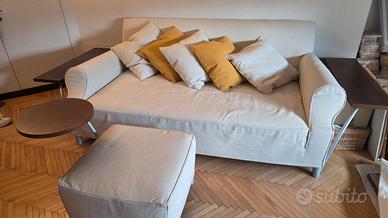 Divano Cassina "Lazy working" con pouf