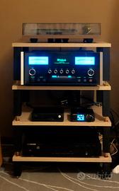 Mobiletto Rack HiFi Elettroniche MDF Spike